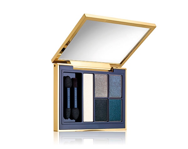 أزرق المحيطات Estee Lauder Pure Color Envy Sculpting Eyeshadow 5 Color Palette in Dark Ego 