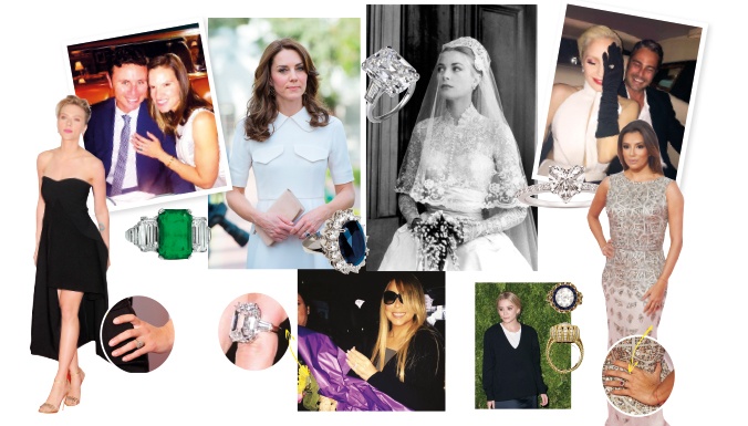 هل أصبحت خواتم الخطوبة وسيلة للتنافس بين النجمات؟