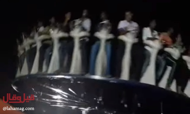 بالفيديو- راقصة الديسكو تتسبب بمقتل شخص وإصابة ٧ في مدينة الملاهي!