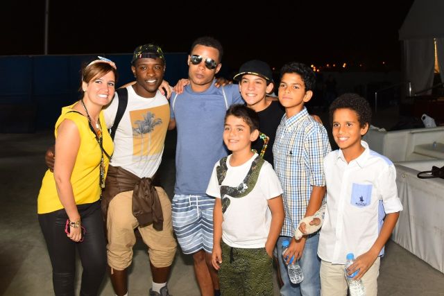 بالصور- لماذا ارتدت هنا شيحة وأولادها قبعة مايكل جاكسون؟