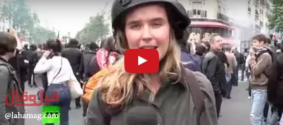 بالفيديو - ضرب مراسلة تلفزيونية على الهواء مباشرة!