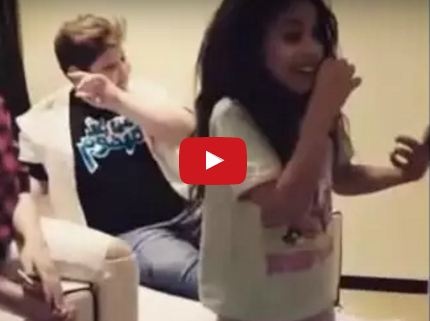 فيديو لا يفوتكم- كيف قلدت جويرية طفلة 