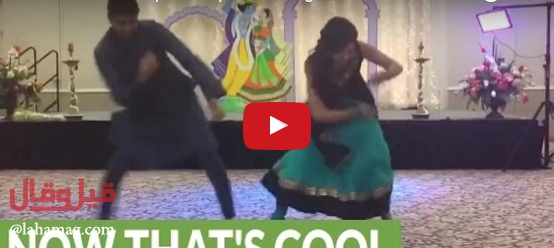 بالفيديو - عروس تشعل حفل زفافها بوصلة رقص على الطريقة الهندية