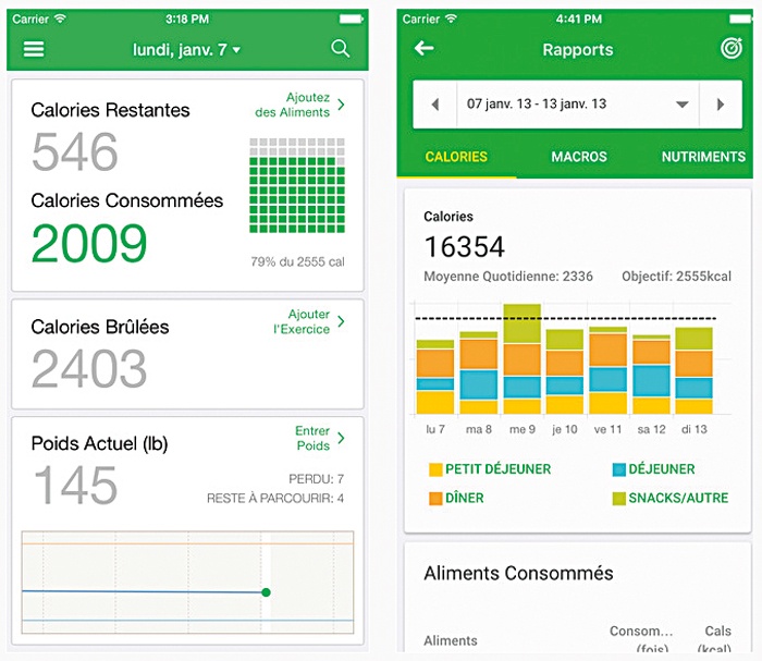 تطبيقات إلكترونية لأسلوب حياة صحي