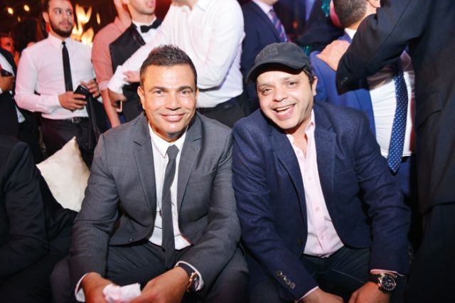 هنيدي وعمرو دياب
