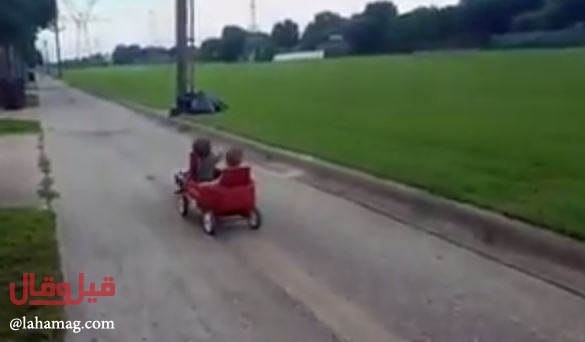 بالفيديو – ابتكار مذهل من أب للترفيه عن اطفاله!