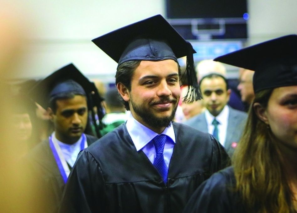 ولي عهد الأردن يتخرج في جامعة جورج تاون