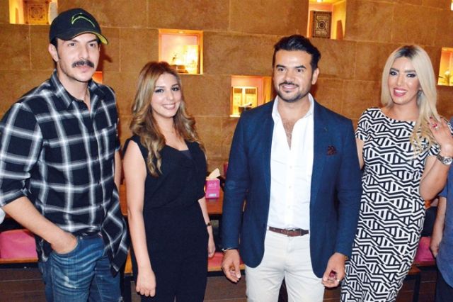 ليلى شندول وسامو زين وباسل خياط
