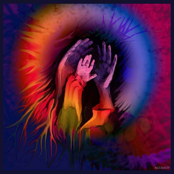 اللوحة تبدأ برغبة في التحدّث مع صفحة بيضاء منال الرويشد: لا أتبع أي مدرسة وأعبّر عن الإنسانة فيّ