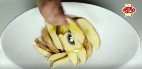 أسهل طريقة عمل ودجز البطاطا