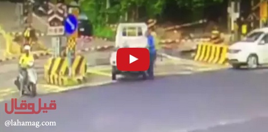 بالفيديو - تسجيل عملية انتحار امرأة!