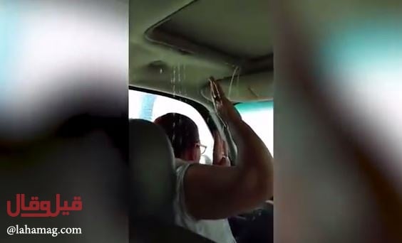 بالفيديو - بعد خطأ فادح.. إمرأة تغرق سيارتها بالمياه!