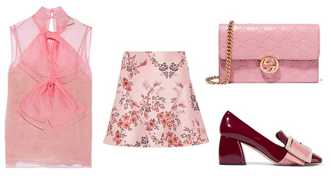 Gucci Bag - Gucci Shirt - Miu Miu Shoes - Stella McCartney Skirt