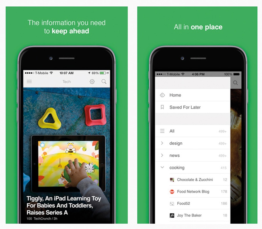 feedly خلاصة الأخبار التي تهمّك