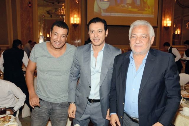  سامح الصريطي ومصطفى شعبان وهشام الجخ
