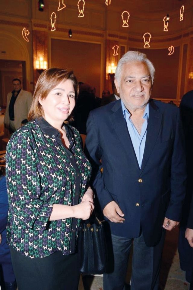  سامح الصريطي وإلهام شاهين
