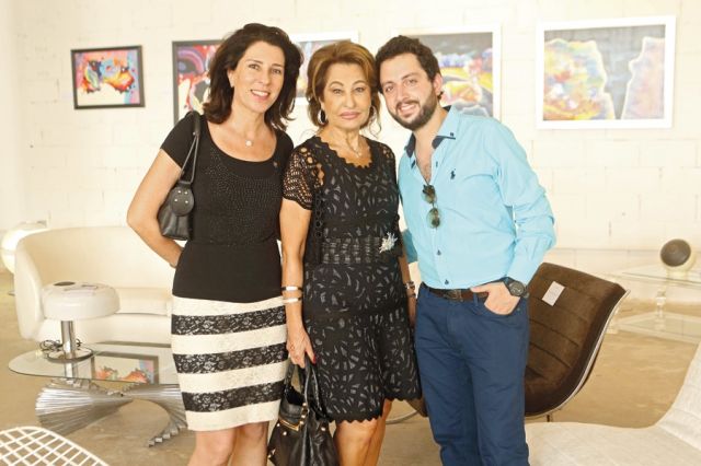 بشارة مارون وروزي بولس وجويل قطان