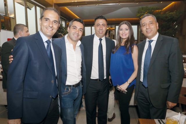 سعد الياس واسبرنس غانم وداني حداد ونخلة عضيمي ويزبك وهبه