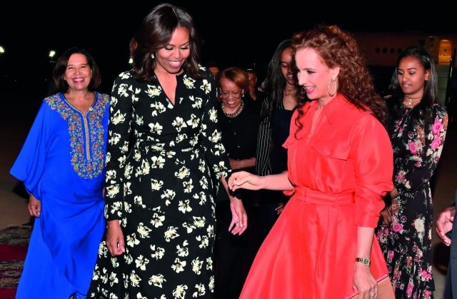 ميشيل أوباما في المغرب : «دعوا الفتيات يتعلمن...