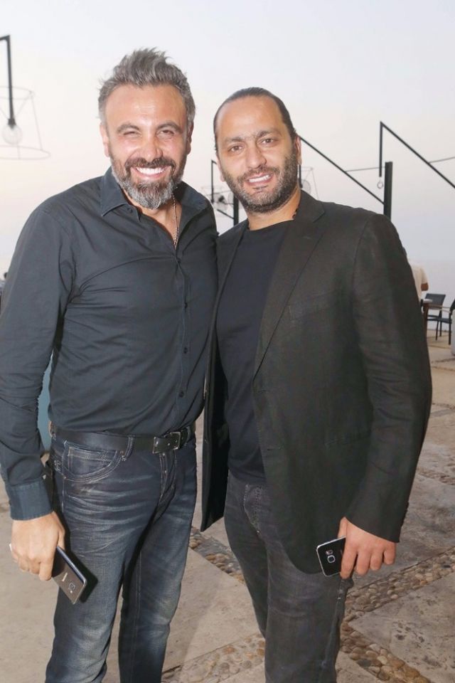 هادي حجار وكميل مطانيوس