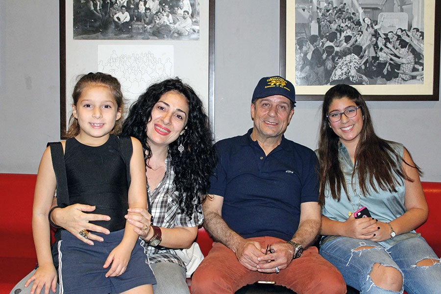 تكريم شريف منير بحضور زوجته وابنتيه