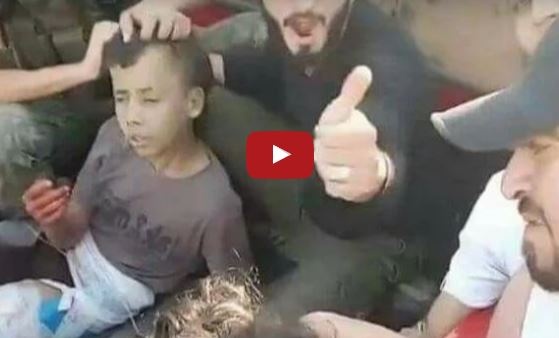 بالفيديو- هذه أمنية الطفل الفلسطيني قبل ذبحه في حلب!!