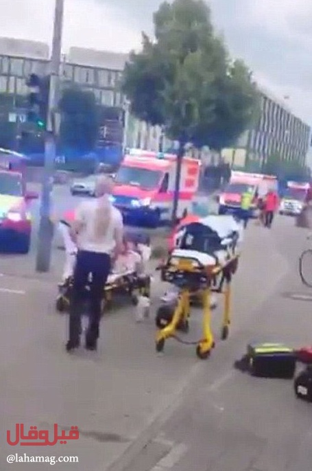 بالصور - تفاصيل اعتداء ميونيخ في المانيا.. ومقتل 6 أشخاص على الأقل في أكثر من هجوم