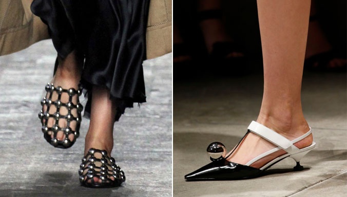 بالصور- أحذية بالدوائر المعدنية لإطلالة معاصرة... هل تجرؤين على انتعالها؟