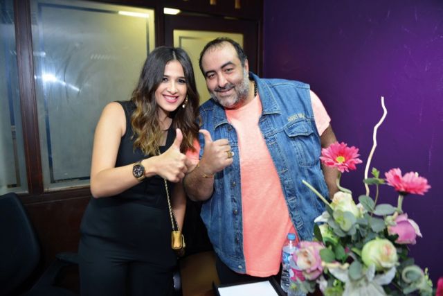 المخرج سامح عبدالعزيز وياسمين عبدالعزيز
