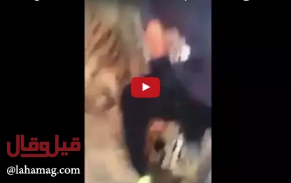 بالفيديو - نمر يفترس رجل مالكه السعودي