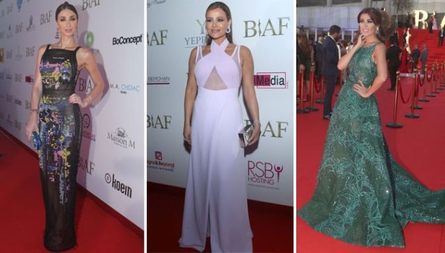 بالصور- شاهدي ماذا ارتدت السلطانة هيام وغيرها من النجمات المتألقات في حفل بياف