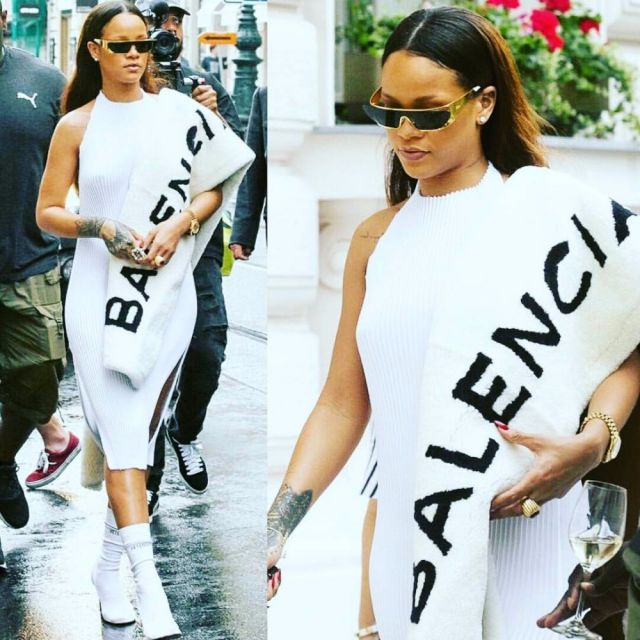 Rihanna in Balenciaga
