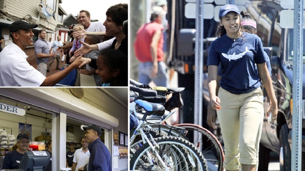بالفيديو والصور - ابنة باراك أوباما تعمل في بمطعم يملكه لبناني
