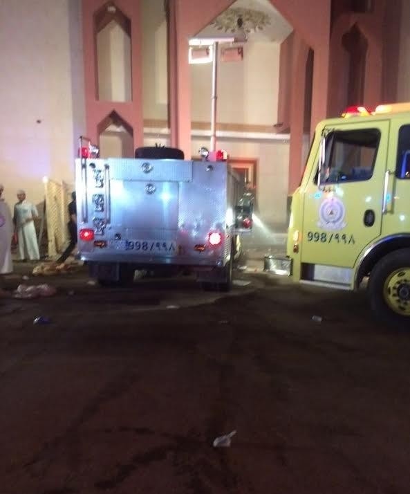 بالصور - في السعودية.. إنقاذ سيدات من حريق في عرس