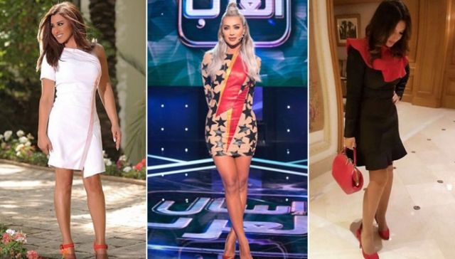 تعلمي من نجوى كرم وسيرين عبدالنور وغيرهما من النجمات كيف تنتعلين الأحذية الملونة