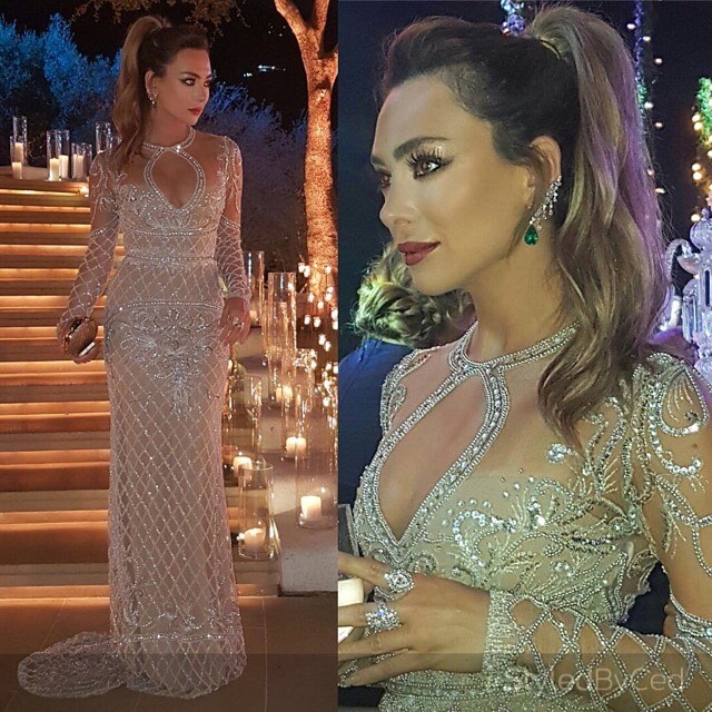 ستيفاني صليبا بتصاميم توفيق حطب