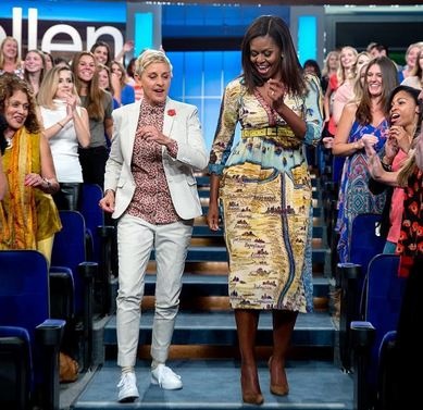 صور طريفة - هكذا تتدرب ميشال أوباما للعيش خارج البيت الأبيض