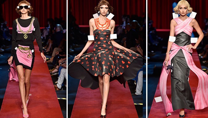 مجموعة Moschino لربيع وصيف 2017 ... عرائس من ورق وظهور لمارلين مونرو