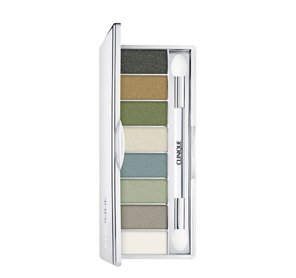 منعشة Clinique All About Shadow 8 Pan Palette in Wear Everywhere Greens
