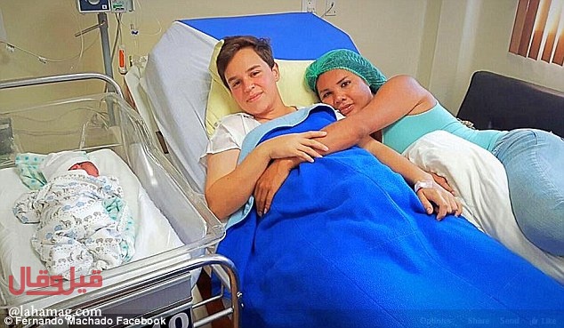 بالفيديو والصور - رجل اعتاد أن يكون امرأة يلد طفلاً من امرأة كانت رجلاً