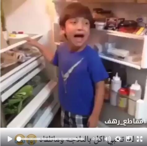 فيديو يجتاح مواقع التواصل.. ماذا فعل هذا الطفل بعدما تناول أحدهم طعامه؟