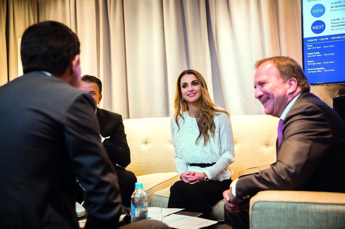 الملكة رانيا في نيويورك تدعو المجتمع الدولي إلى تحمّل مسؤولية اللجوء... ودعم تعليم الفتيات في مناطق النزاع