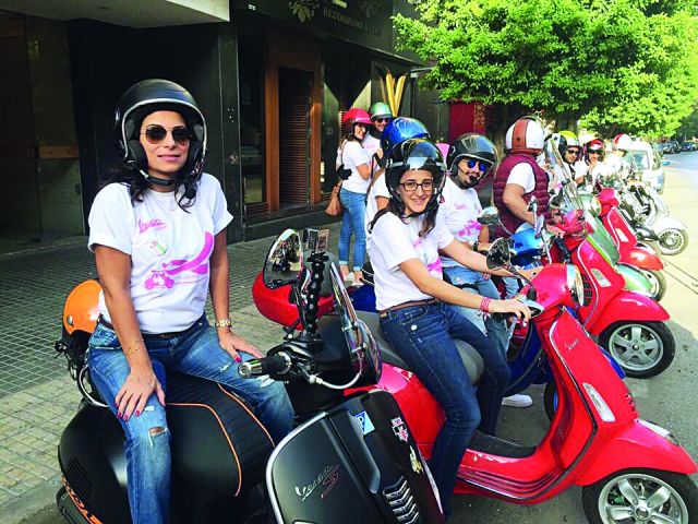 حملة الدراجات النارية للتوعية بسرطان الثدي