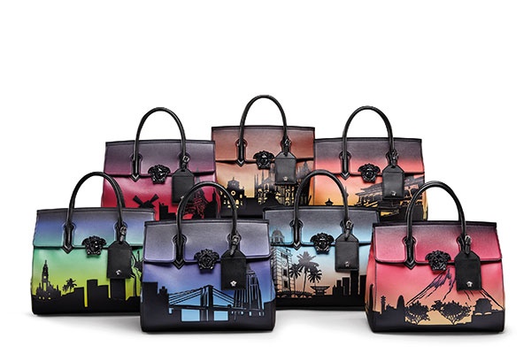 7 حقائب لسبع مدن من Versace