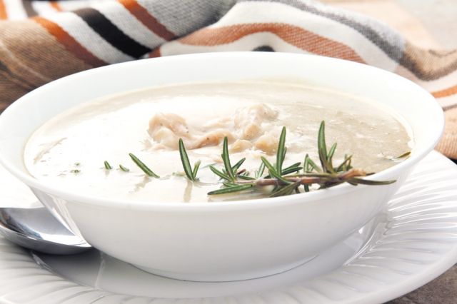 حساء العدس والدجاج