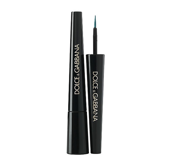 متألق Dolce & Gabbana Glam Liner Intense Liquid Eyeliner in Wild Green