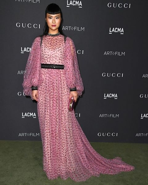 Asia Chow in Gucci Asia Chow in Gucci