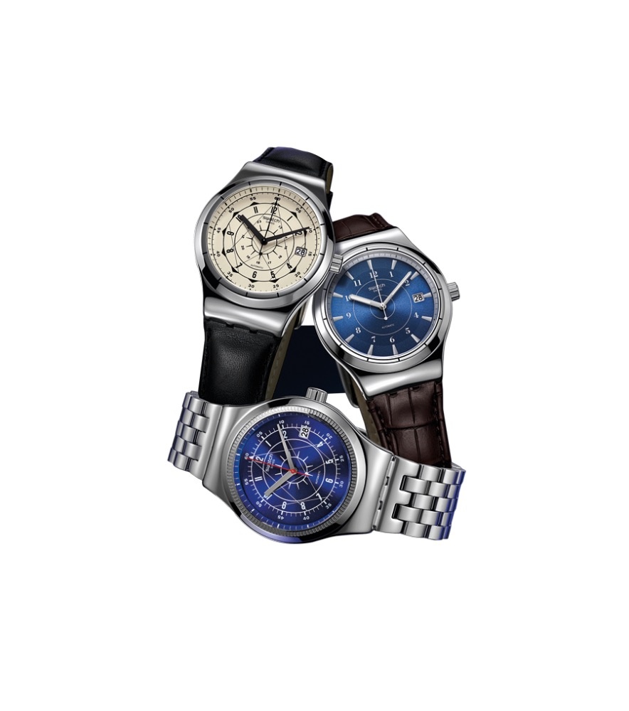 انضم إلى ثورة التقنيات الميكانيكية مع Swatch SISTEM51 IRONY