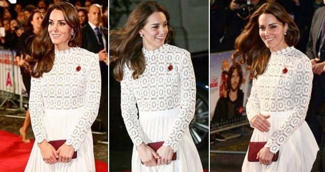 اكتشفي من هي الإعلامية الخليجية التي ارتدت فستان الدوقة كايت ميدلتون قبلها! خمنوا كم سعره