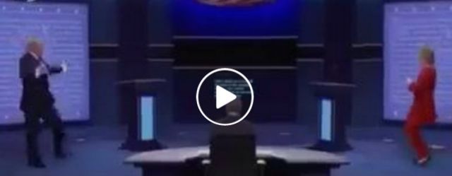 بالفيديو - ترامب وكلينتون يرقصان على وقع الموسيقى العربية الشعبية!